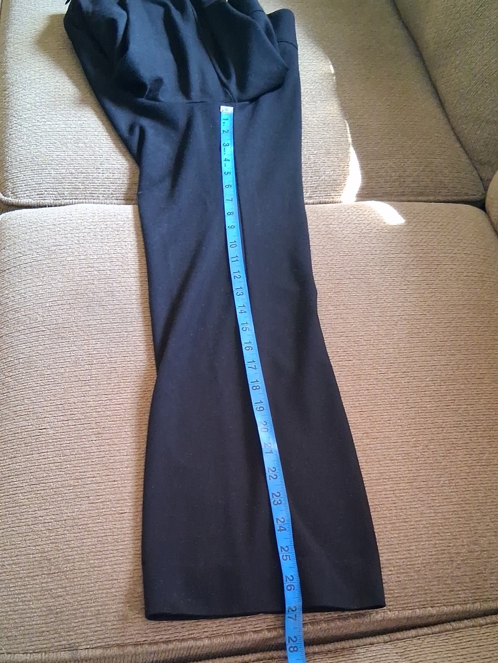 CAbi Black Cropped Knit Flare Pants - Picture 6 of 10